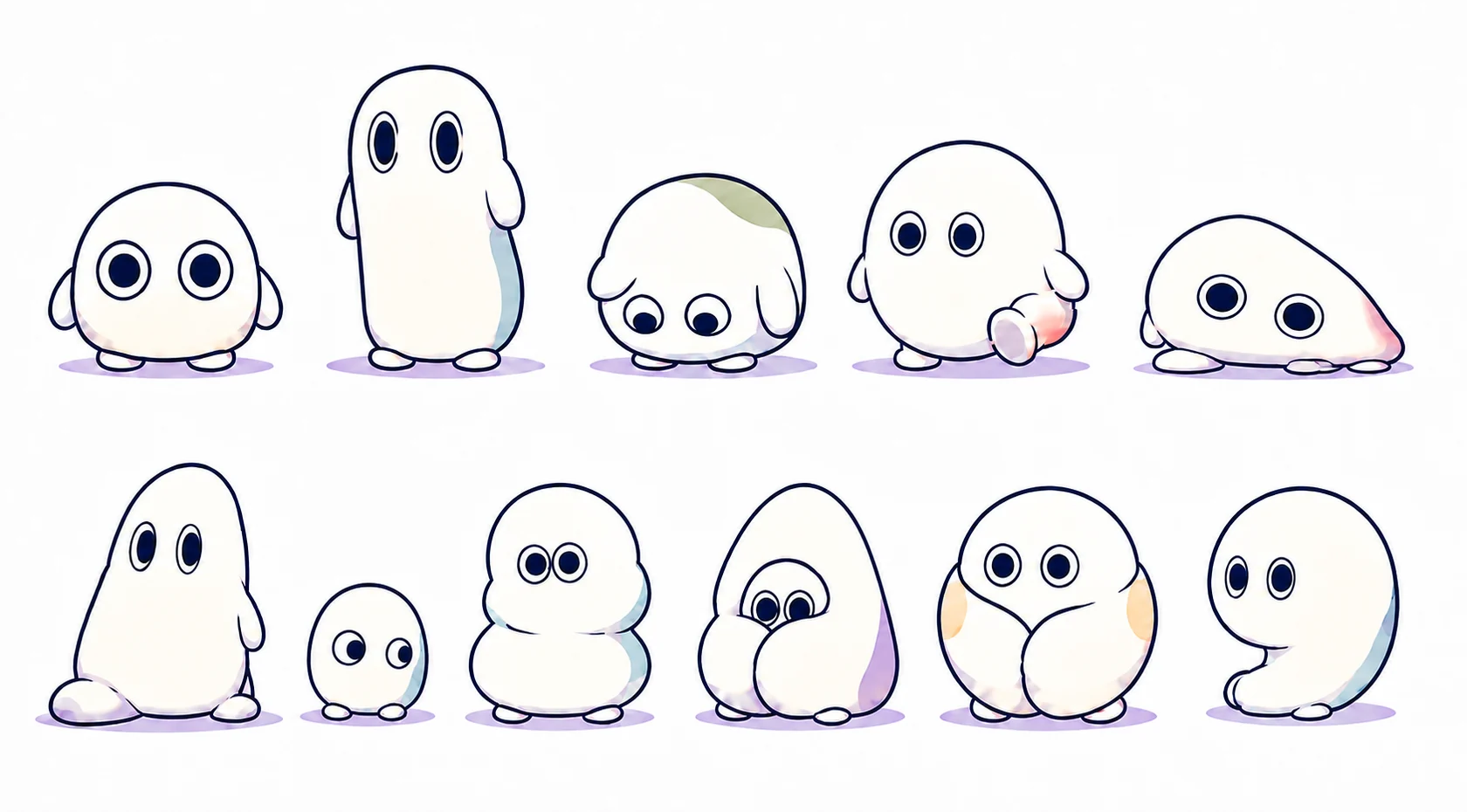 じーっと、せのび、うなずきすぎ、あといっぽ、よりかかり、まちぼうけ、おくれめ、かくれそこね、かかえすぎ、もどりみの集合